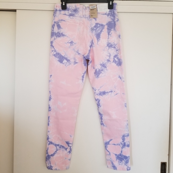 New Levi pink purple tie die high rise skinny jean - Picture 6 of 6